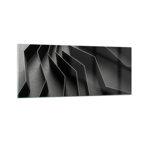 Schilderen op glas - Ruimtelijke orde - 100x40 cm