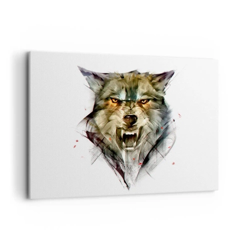 Schilderen op canvas - Blijf staan! - 100x70 cm