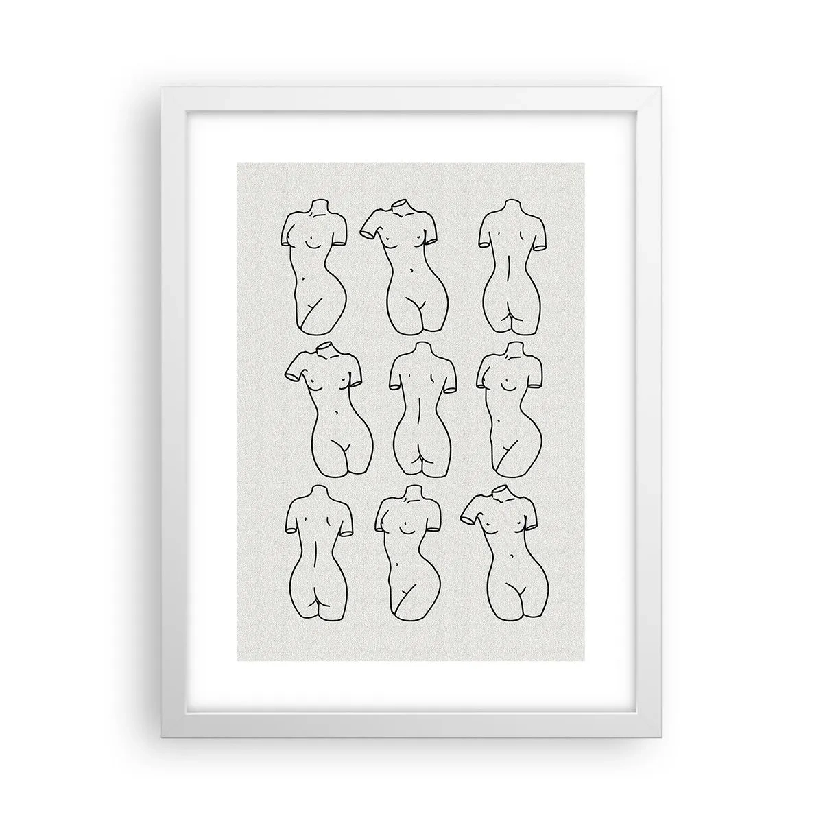 Poster in een witte lijst - Alleen Venus - 30x40 cm