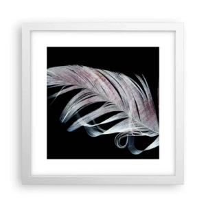 Poster in een witte lijst - Denk aan aanraking - 30x30 cm