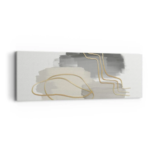 Schilderen op canvas - Duur en beweging - 90x30 cm