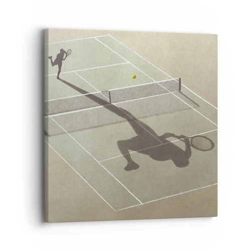 Schilderen op canvas - Jezelf overwinnen - 30x30 cm