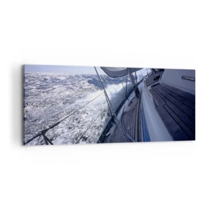 Schilderen op canvas - Ik weet wat het is om een ​​vogel te zijn - 120x50 cm