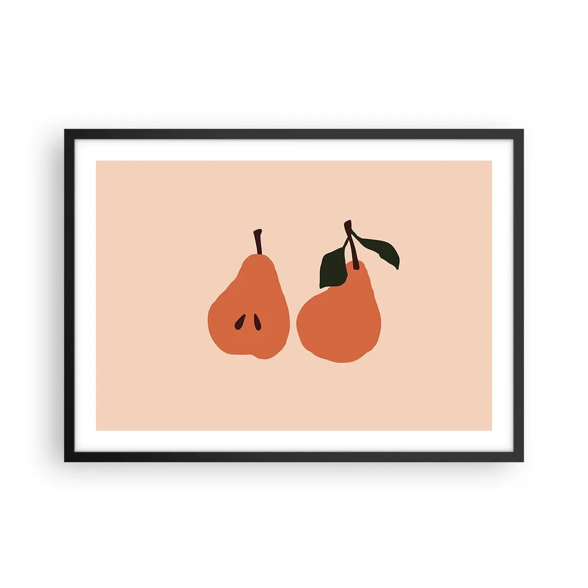 Poster in een zwarte lijst - Zoetheid zelf - 70x50 cm