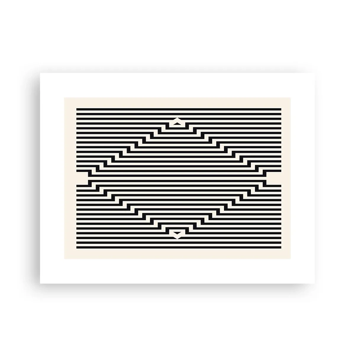 Poster - Geometrische illusie - 40x30 cm