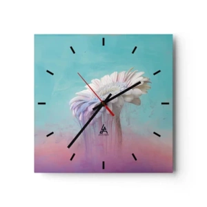 Wandklok - Klok - De bloemenonderwereld - 30x30 cm