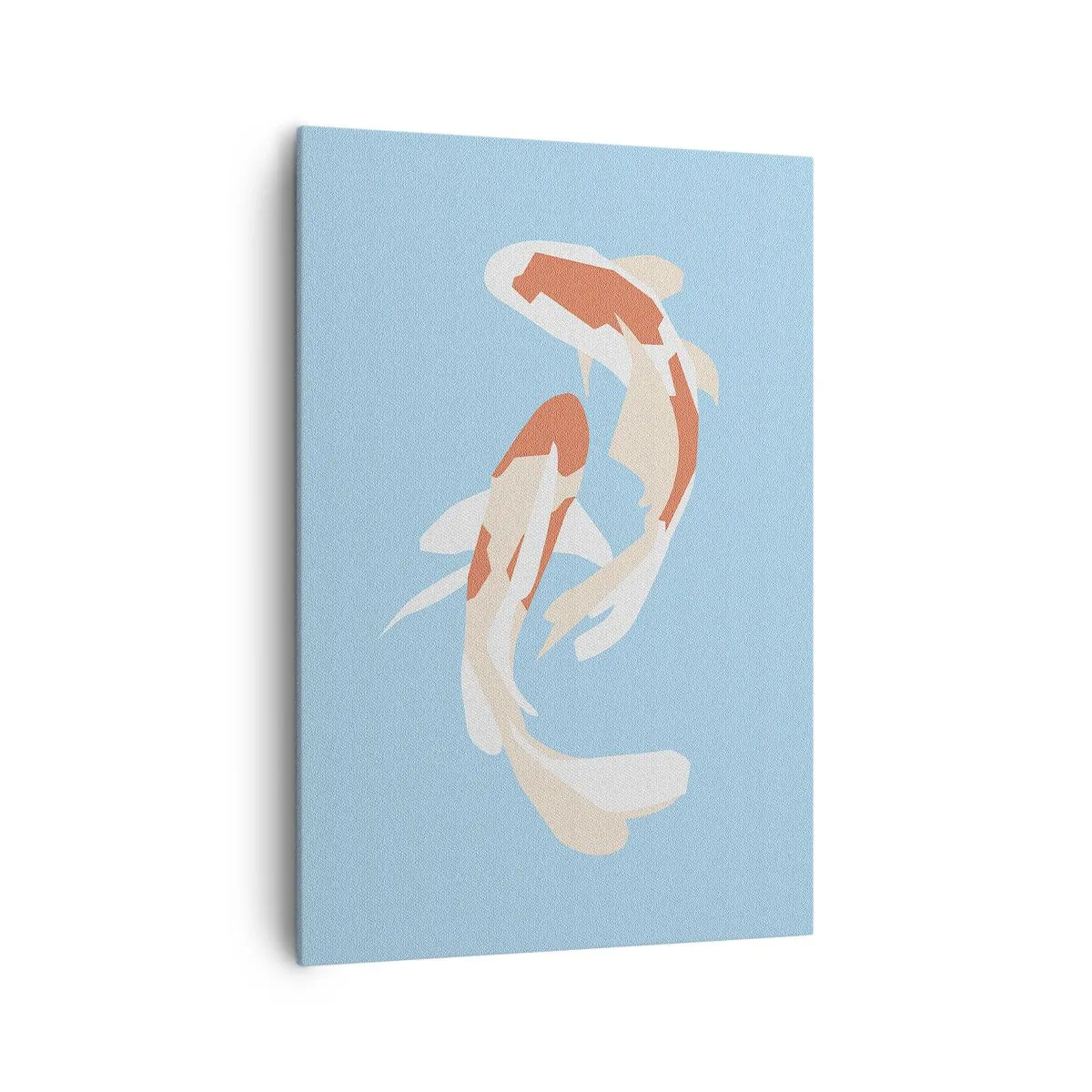 Schilderen op canvas - Spontaan synchroonzwemmen - 70x100 cm