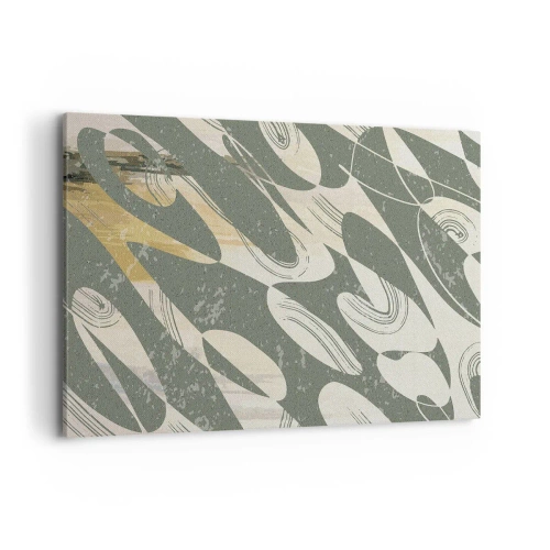 Schilderen op canvas - Ritmische abstractie - 100x70 cm