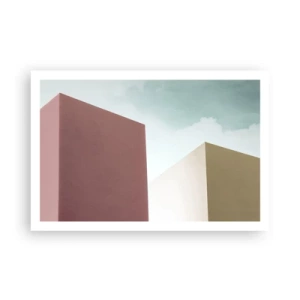 Poster - De geometrie van een zonnige zomer - 91x61 cm