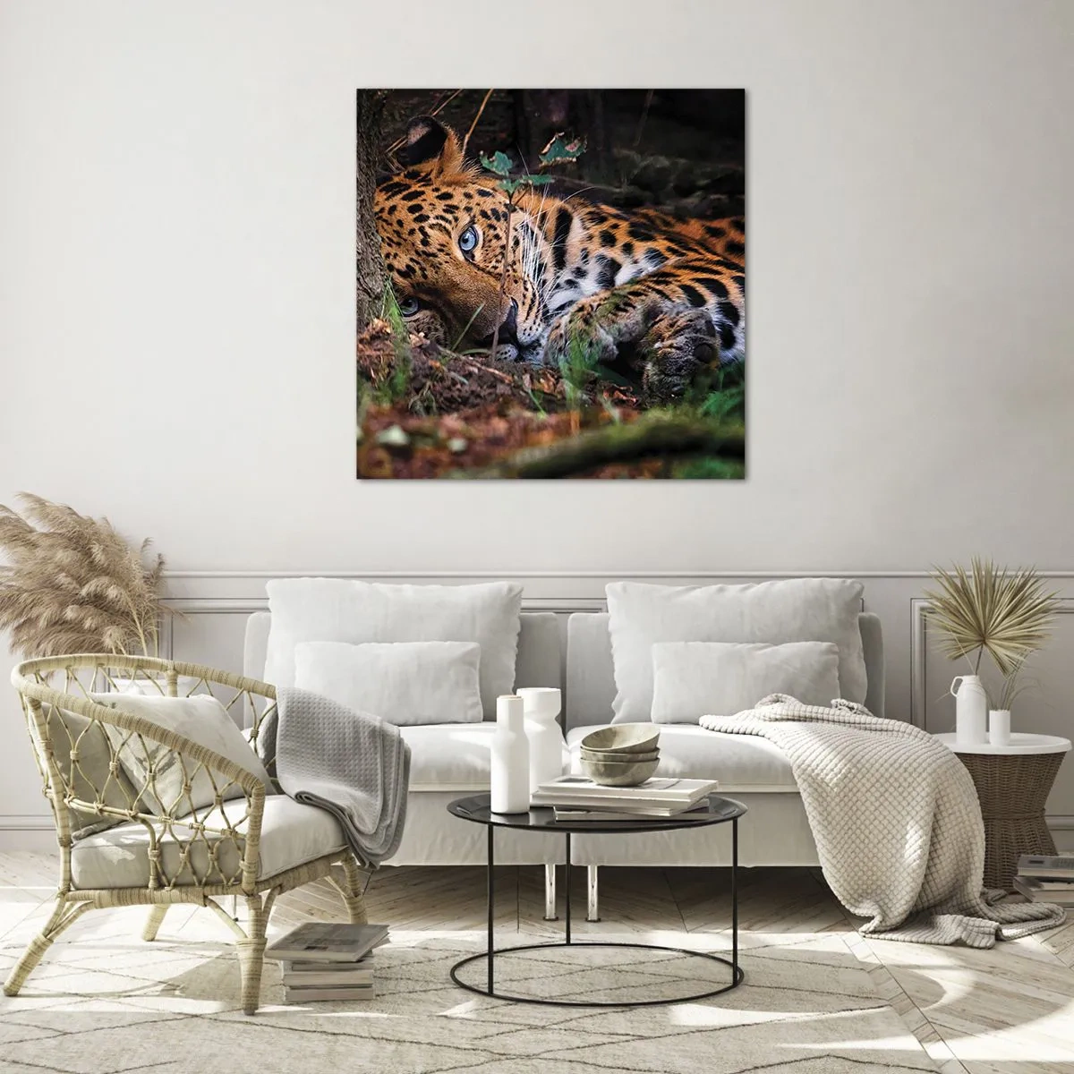 Schilderen op glas - Geloof me - 70x70 cm