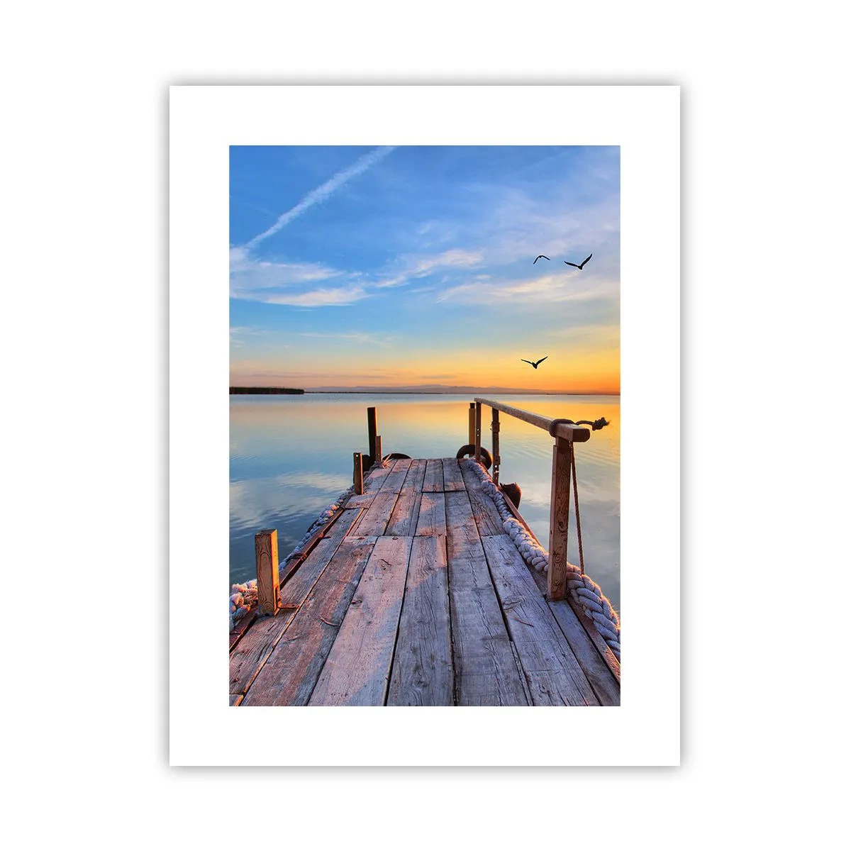 Poster - Loop recht naar de zon - 30x40 cm