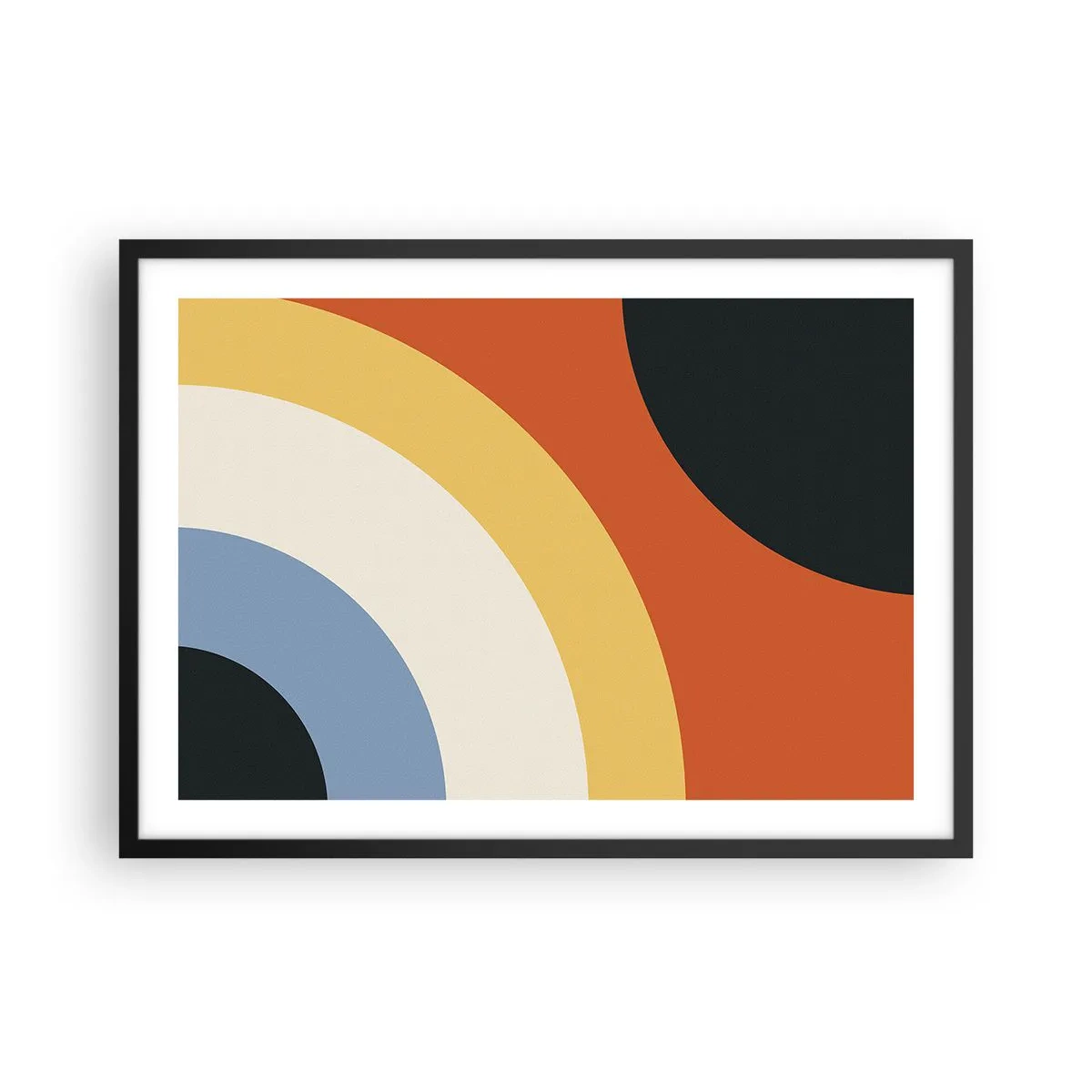 Poster in een zwarte lijst - Naar mezelf toe - 70x50 cm