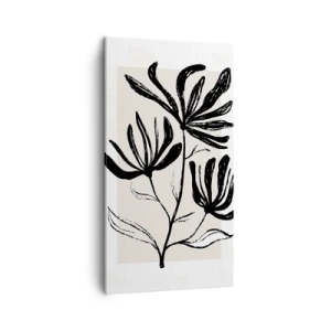 Schilderen op canvas - Schets voor het herbarium - 45x80 cm