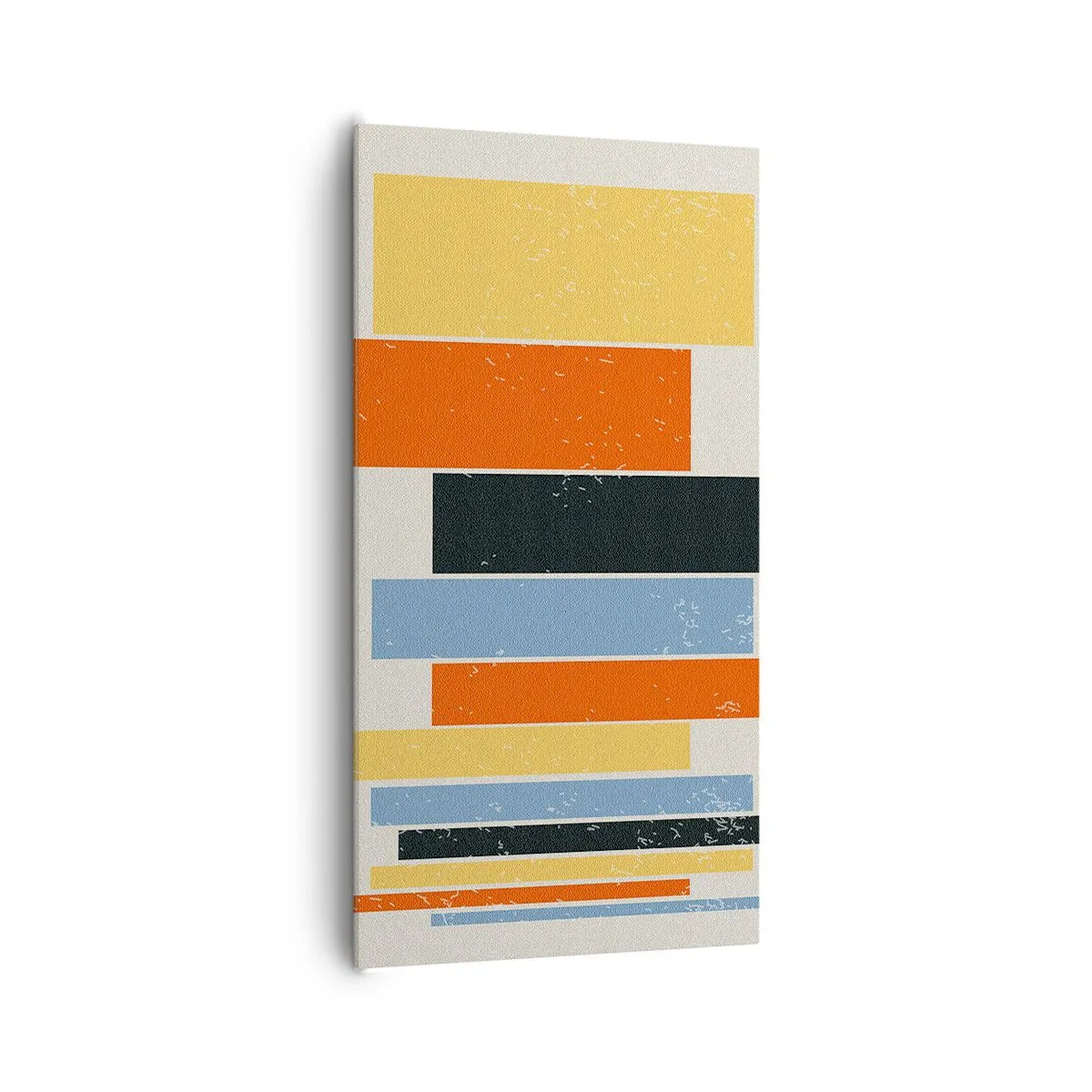 Schilderen op canvas - Muzieknotatie - 65x120 cm