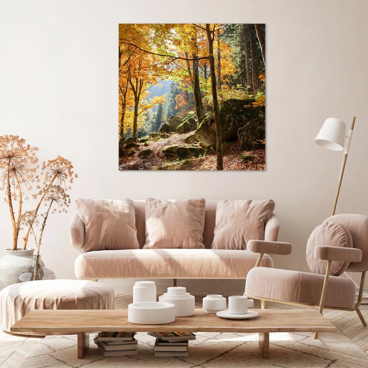 Schilderen op canvas - Tijd om te ontspannen - 70x70 cm