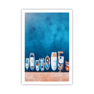 Poster - In één rij - 61x91 cm