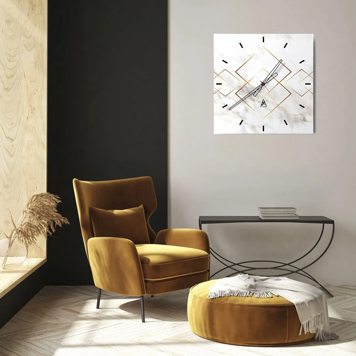 Wandklok - Klok - Een uitzicht tot in het oneindige - 30x30 cm