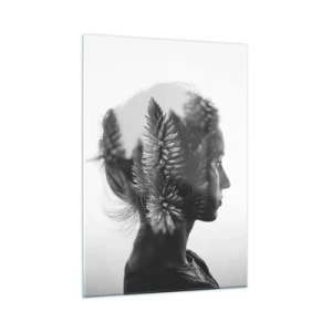 Schilderen op glas - Vrouwe van het dennenbos - 50x70 cm