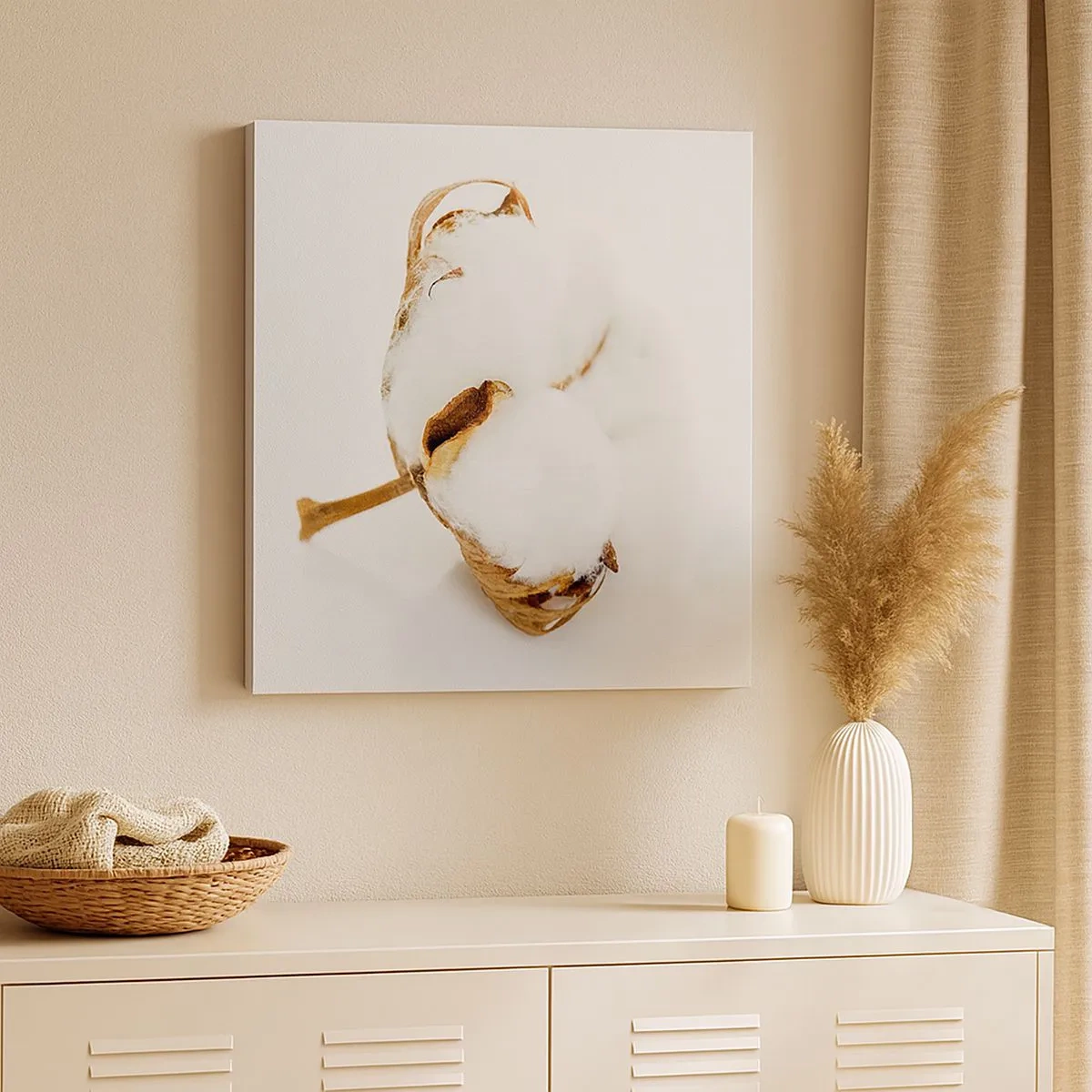 Schilderen op canvas - Zacht van aard - 30x30 cm