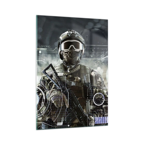 Schilderen op glas - Macht tot een macht verheven - 50x70 cm