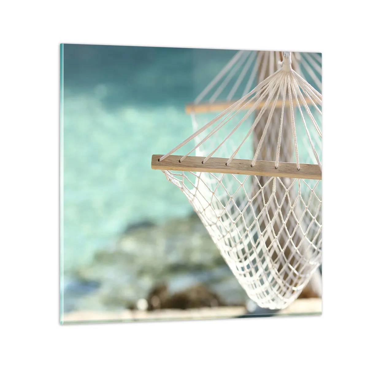 Schilderen op glas - Tijd om te ontspannen - 60x60 cm