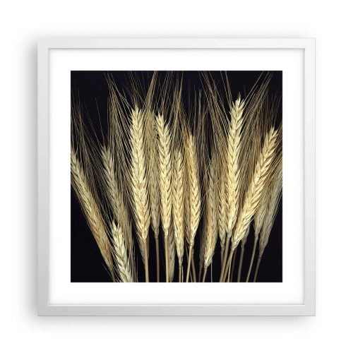 Poster in een witte lijst - Rustieke magie - 40x40 cm