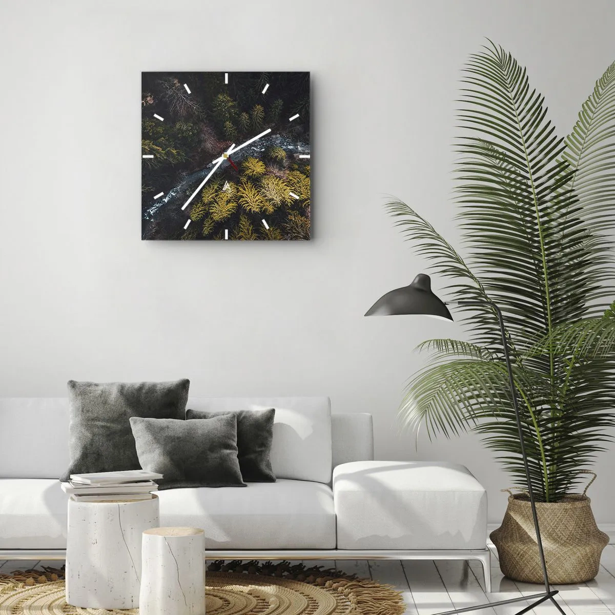 Wandklok - Klok - Snel, sneller en sneller - 40x40 cm
