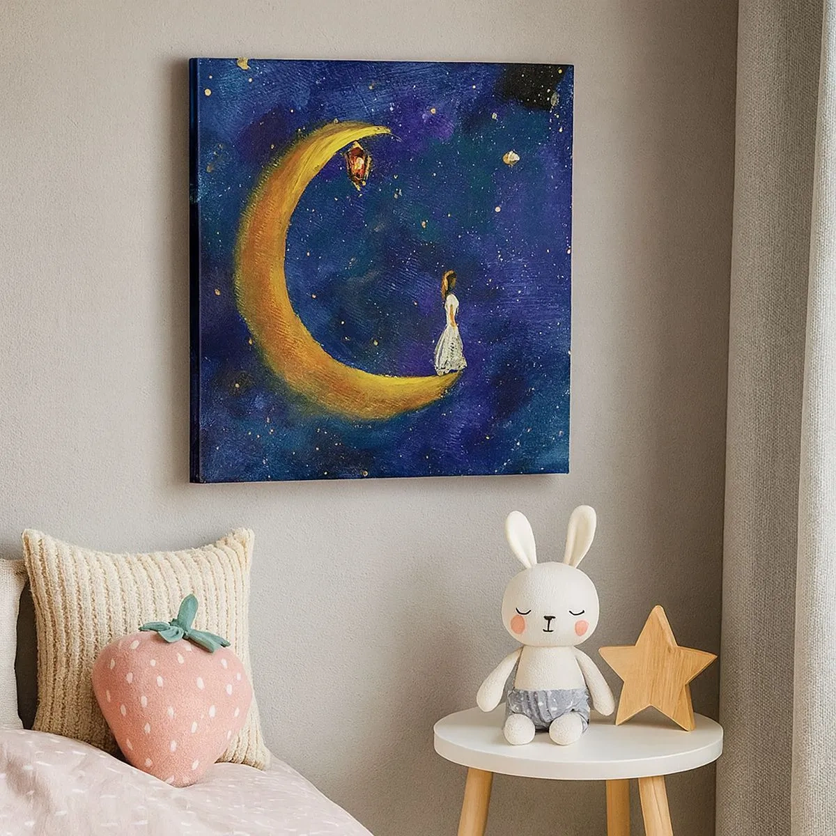 Schilderen op canvas - De roep van de wereld - 30x30 cm