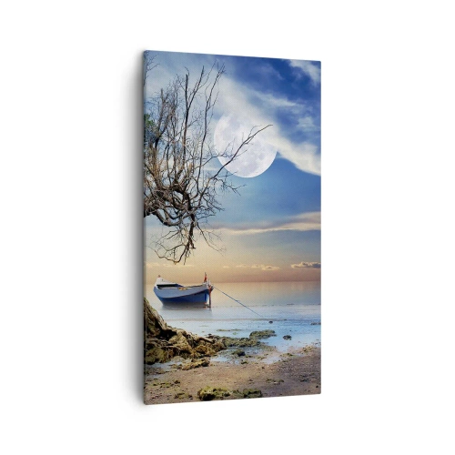 Schilderen op canvas - Is dit het einde of het begin? - 45x80 cm
