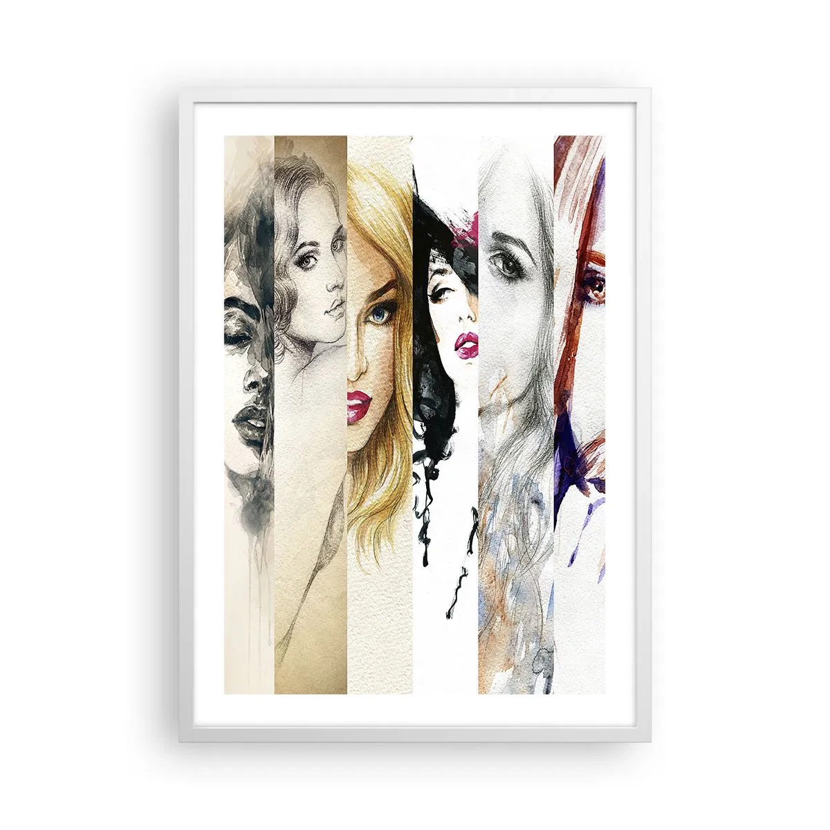 Poster in een witte lijst - En jij bent het altijd - 50x70 cm