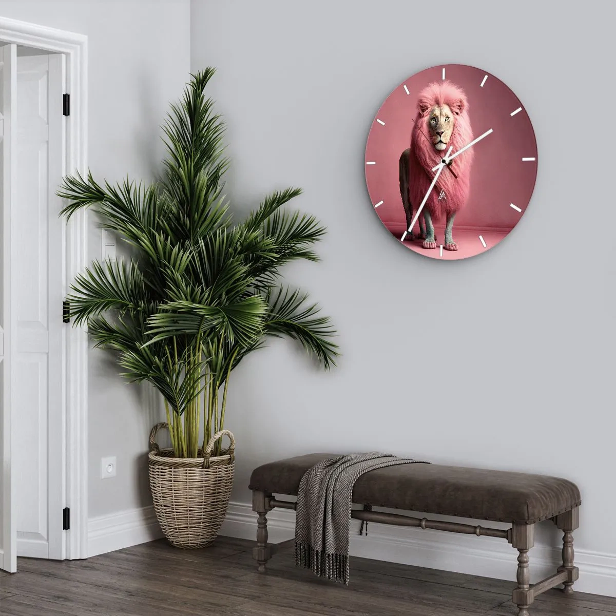 Wandklok - Klok - En je bent niet meer bang - 40x40 cm