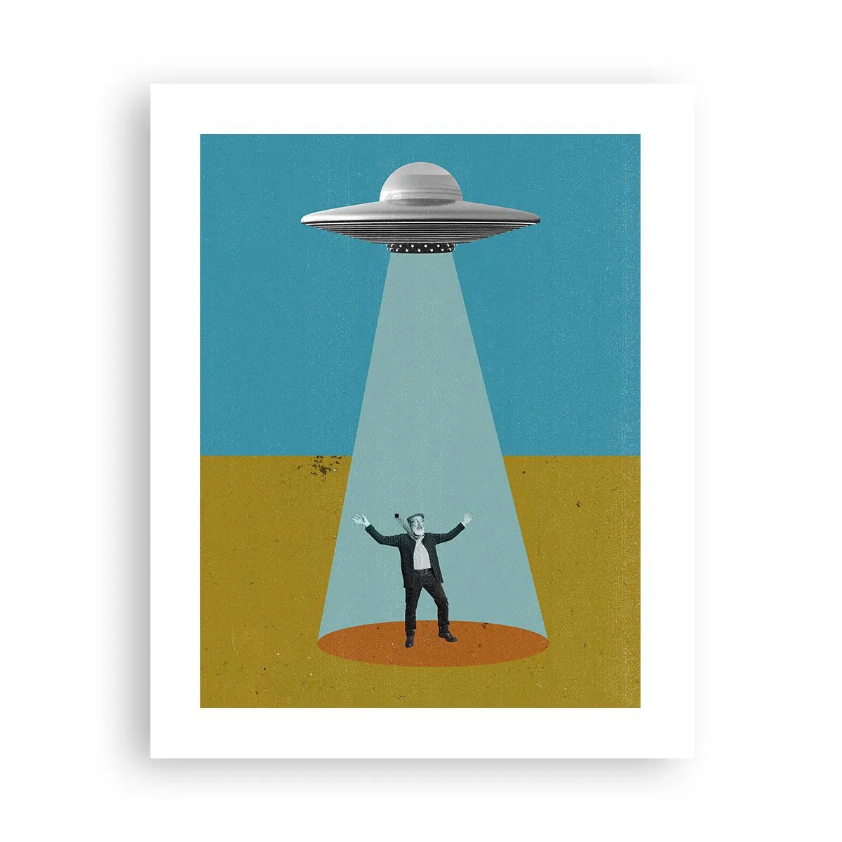 Poster - Een nauwe ontmoeting - 40x50 cm