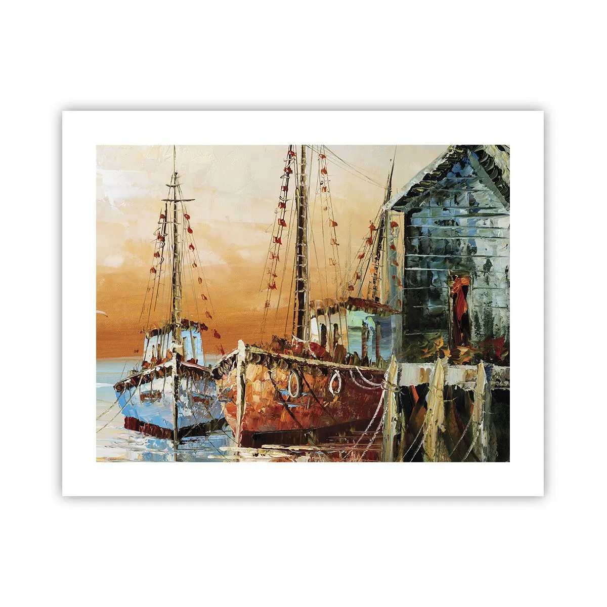Poster - Een vreedzame terugkeer - 50x40 cm