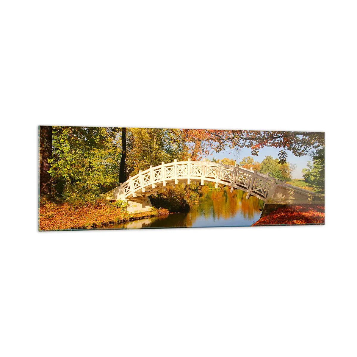 Schilderen op glas - Op de witte brug der zuchten - 160x50 cm