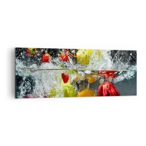 Schilderen op canvas - Fruit verfrissing - 140x50 cm