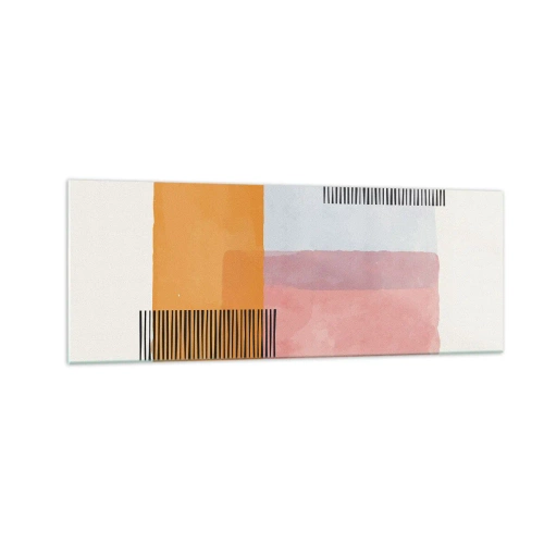 Schilderen op glas - Van hoek tot hoek - 140x50 cm