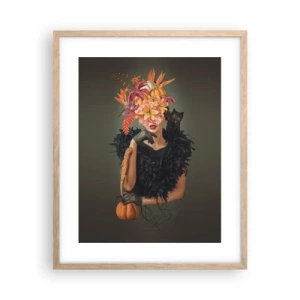 Een poster in een licht eiken lijst - De spreuk van een heks - 40x50 cm