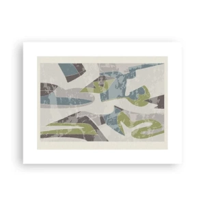 Poster - Compositie achter het glas - 40x30 cm