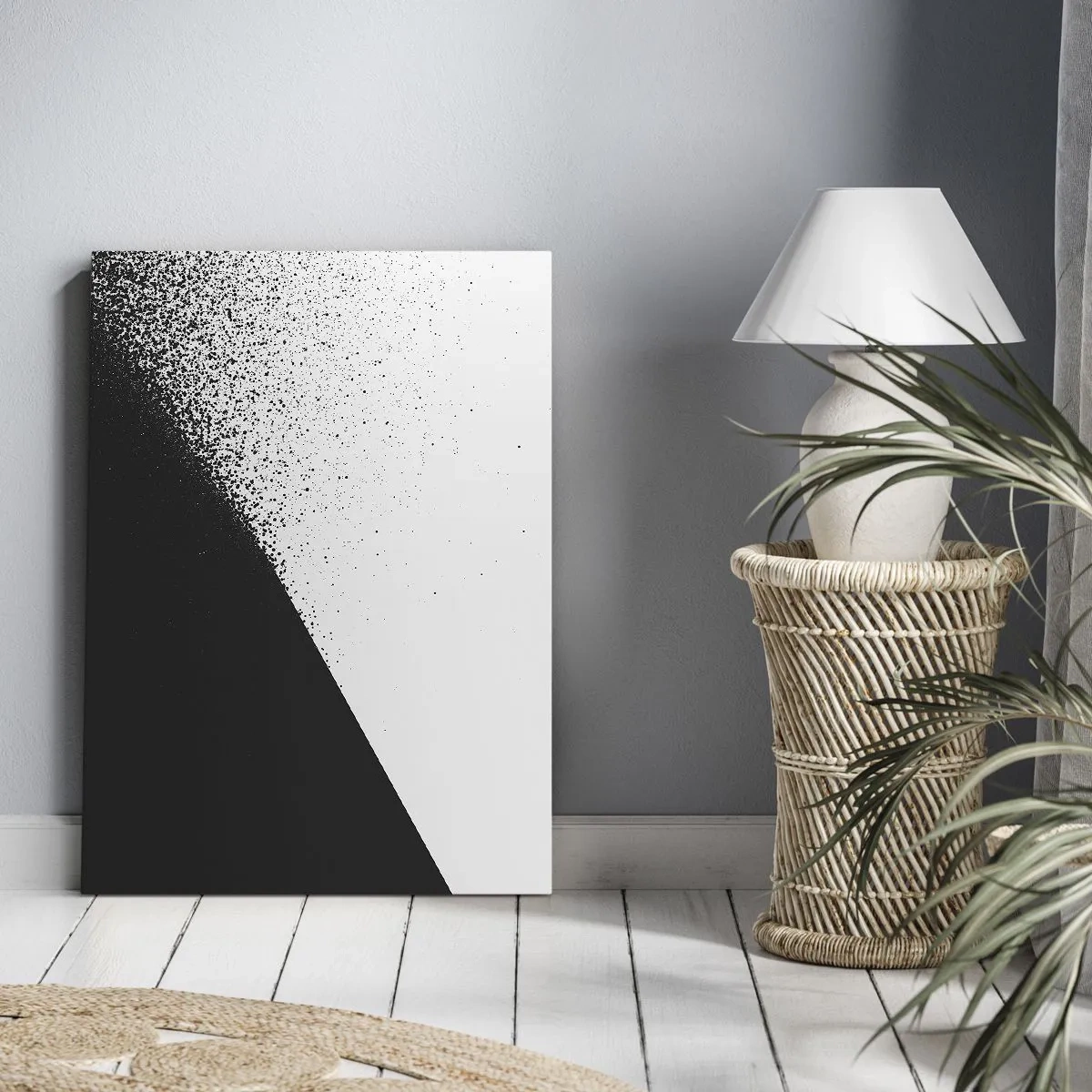 Schilderen op canvas - Steeds sneller, meer en meer - 65x120 cm