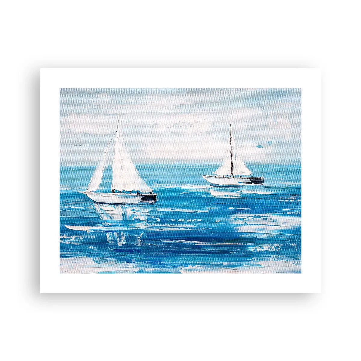 Poster - Met een vriend aan mijn zijde - 50x40 cm