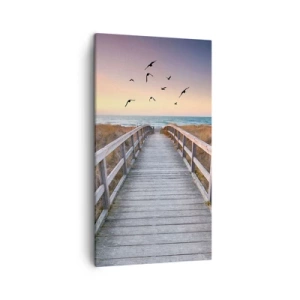 Schilderen op canvas - De ruimte voor opvliegen - 45x80 cm