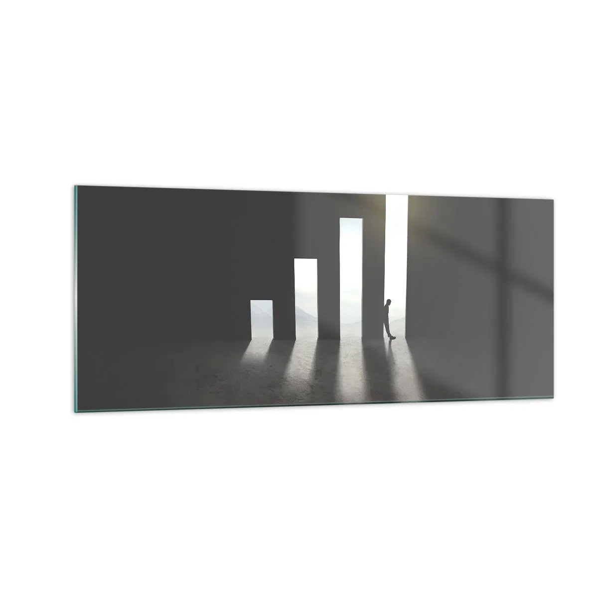 Schilderen op glas - Succes - impressie - 100x40 cm