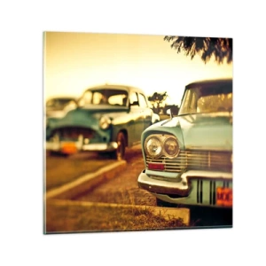 Schilderen op glas - Maar afwachten - 30x30 cm