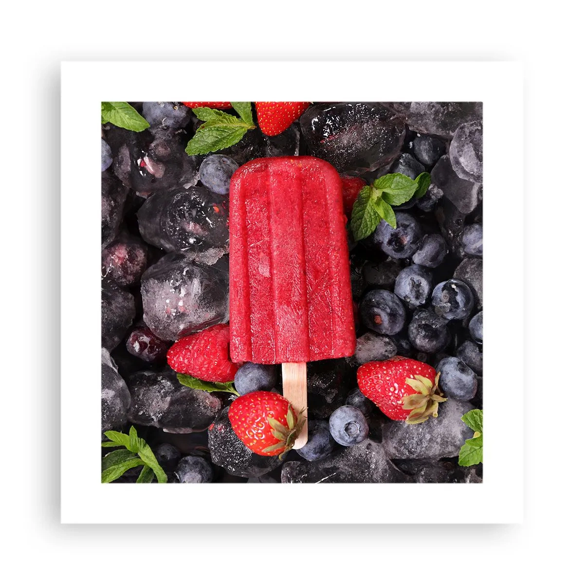 Poster - De smaak van hete zomer - 40x40 cm
