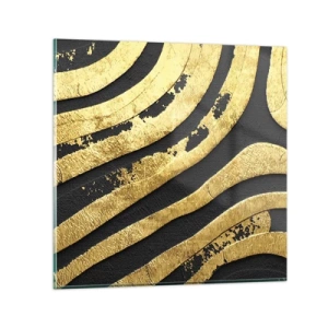 Schilderen op glas - Alles vloeit - 70x70 cm