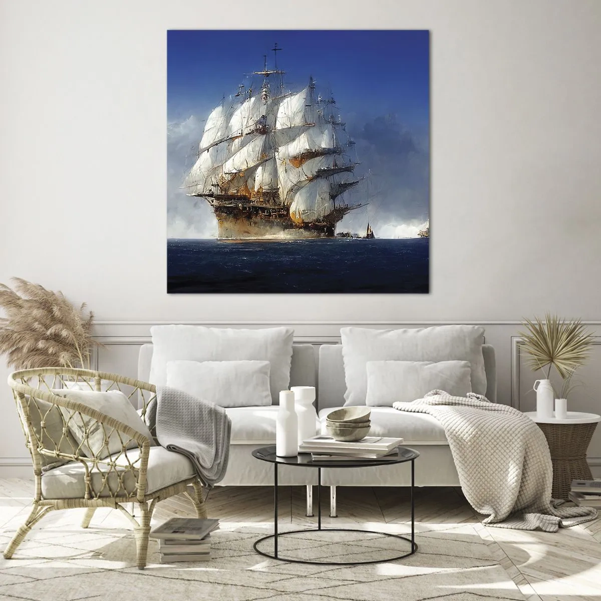 Schilderen op glas - The great glory! - 30x30 cm