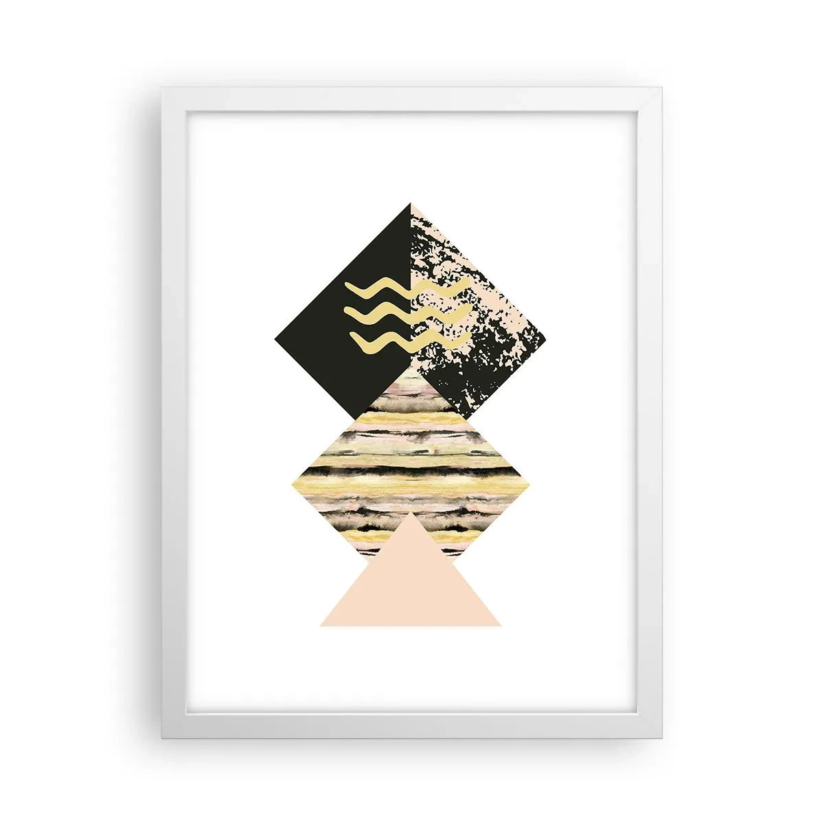 Poster in een witte lijst - Er is niet zo eenvoudig - 30x40 cm