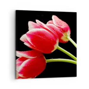 Schilderen op canvas - Een belofte van pure liefde - 60x60 cm