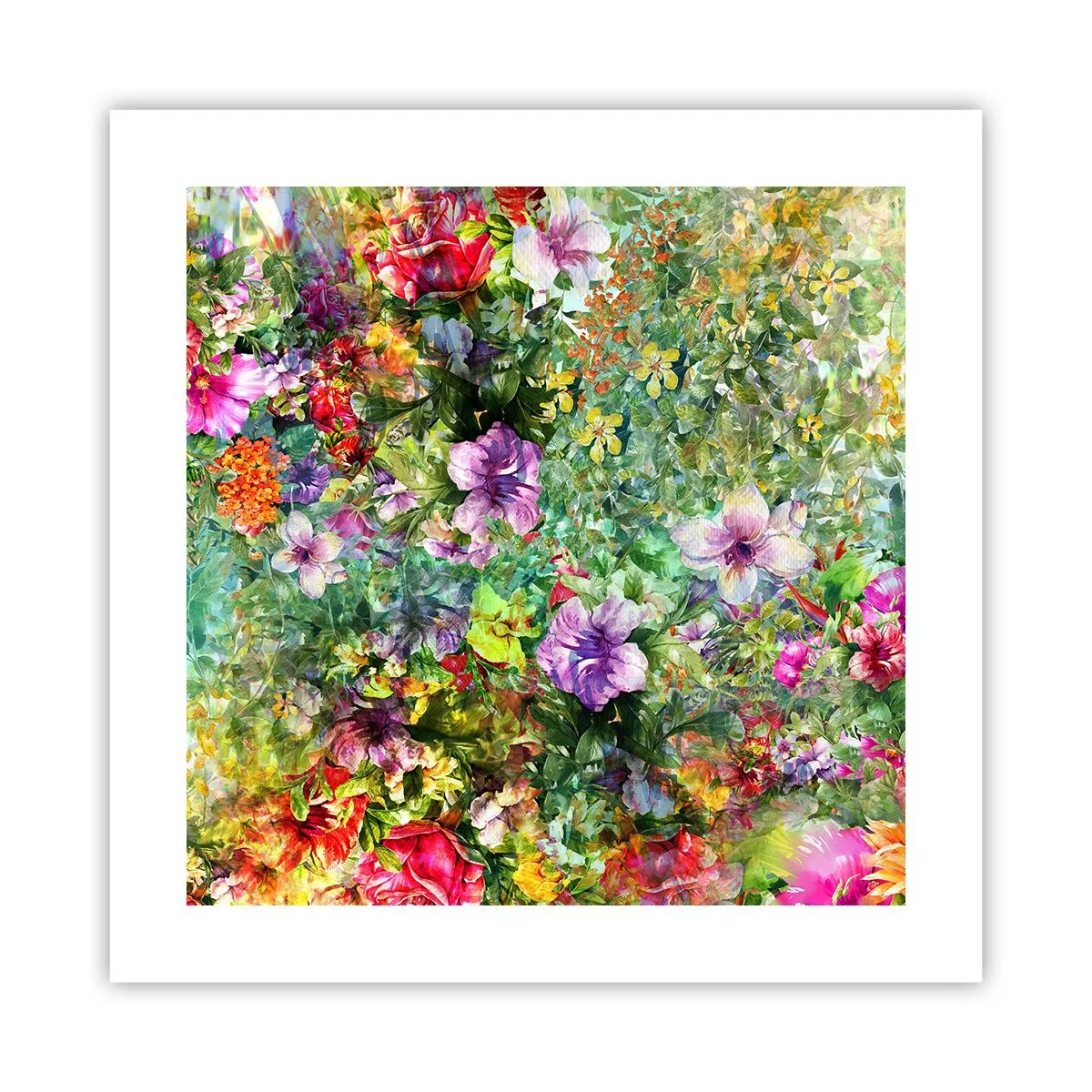 Poster - In bloemen voor verderf - 40x40 cm