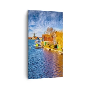Schilderen op canvas - Eeuwenlang geen verandering - 45x80 cm